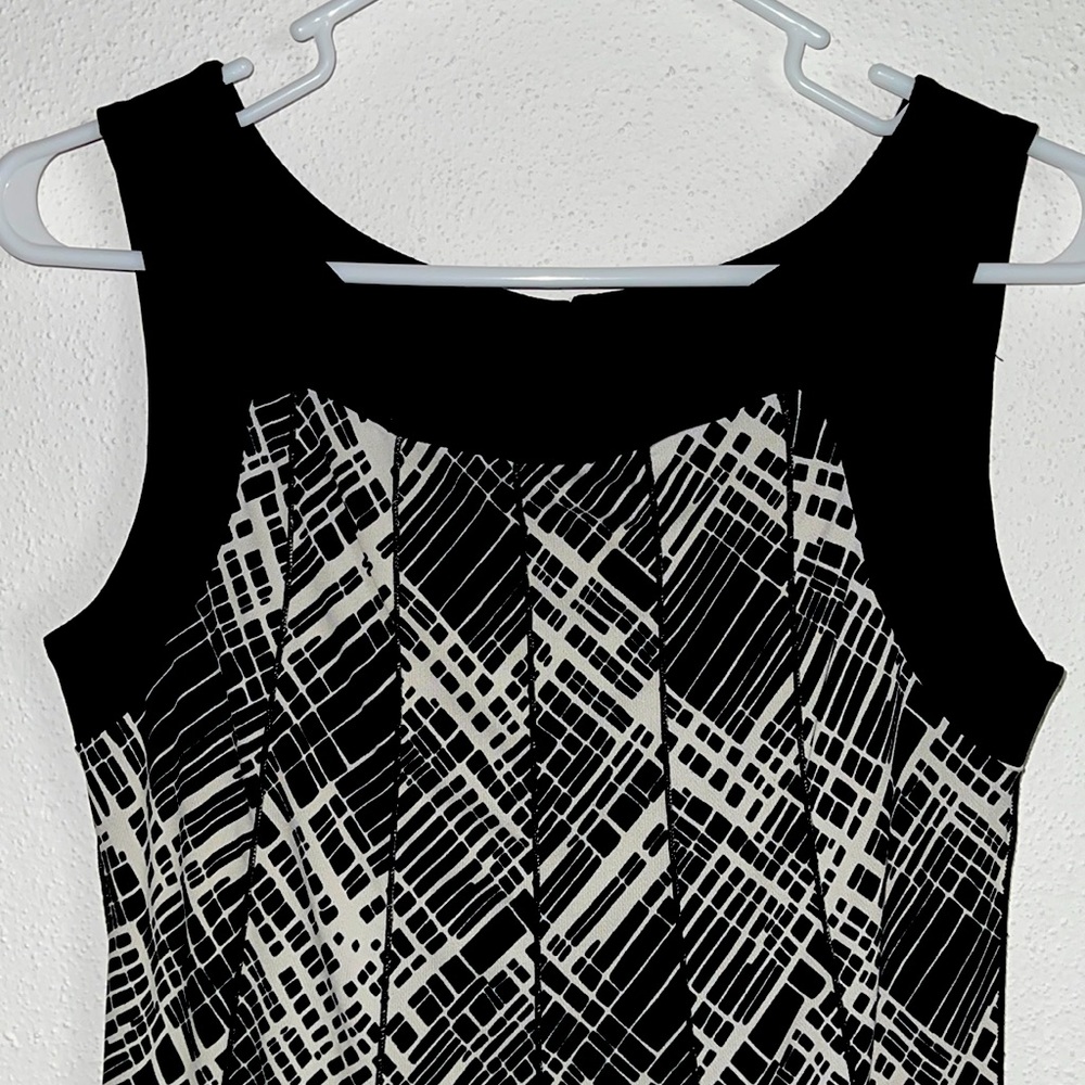Sole Dion Studio Flair Dress white and Black size Small